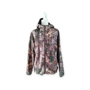 Under Armour..Cold Gear..Real Tree..Camo..Full Zip..Hoodie..Fleece Lined..Jacket